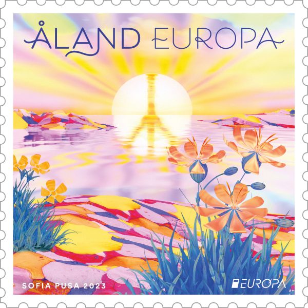 Stamp illustration for Åland Post