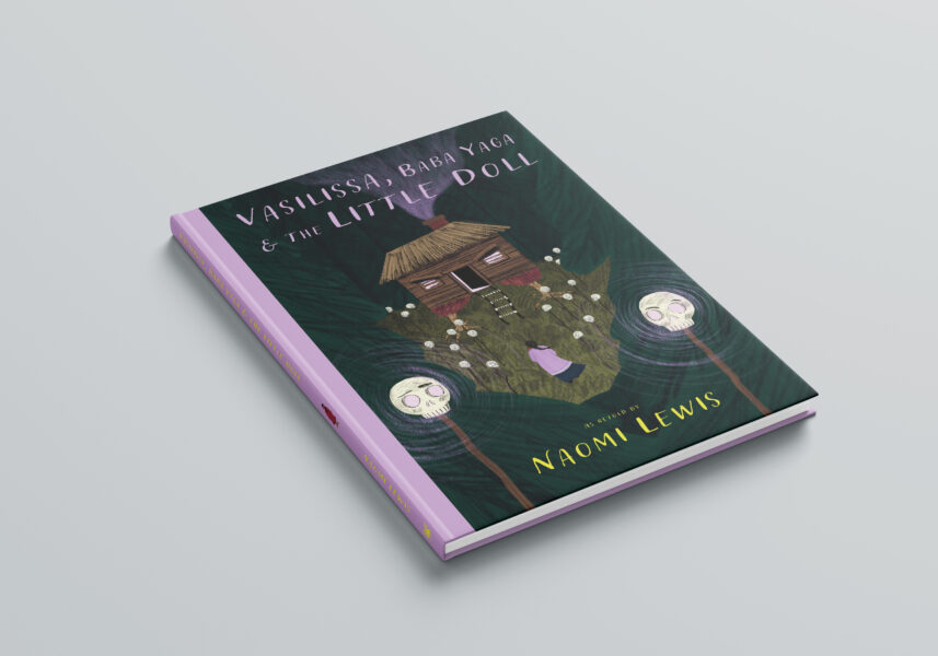 Vasilissa, Baba Yaga & the Little Doll Children's Book Cover Design Mock Up