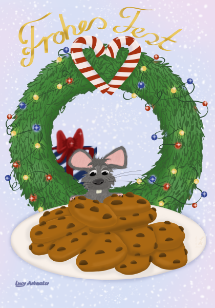 Festive Greetings by Lucy Artwater