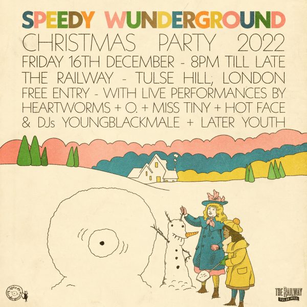 Speedy Wunderground Christmas Party Poster