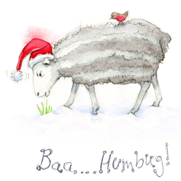 Baa Humbug! - a Christmas card