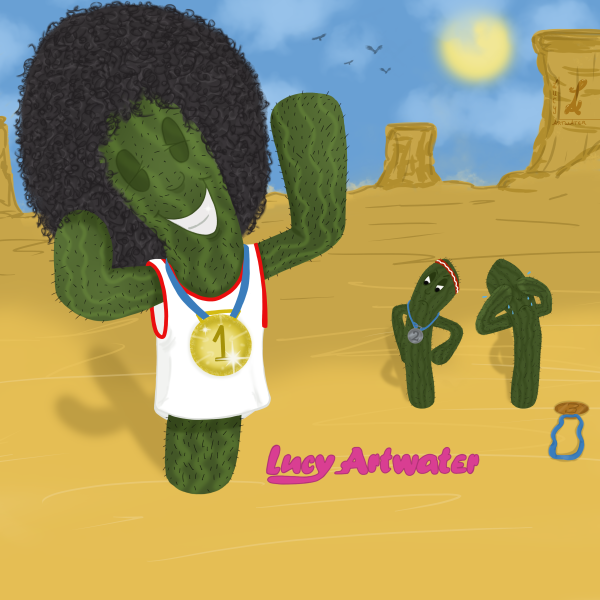 Cactus Marathon by Lucy Artwater