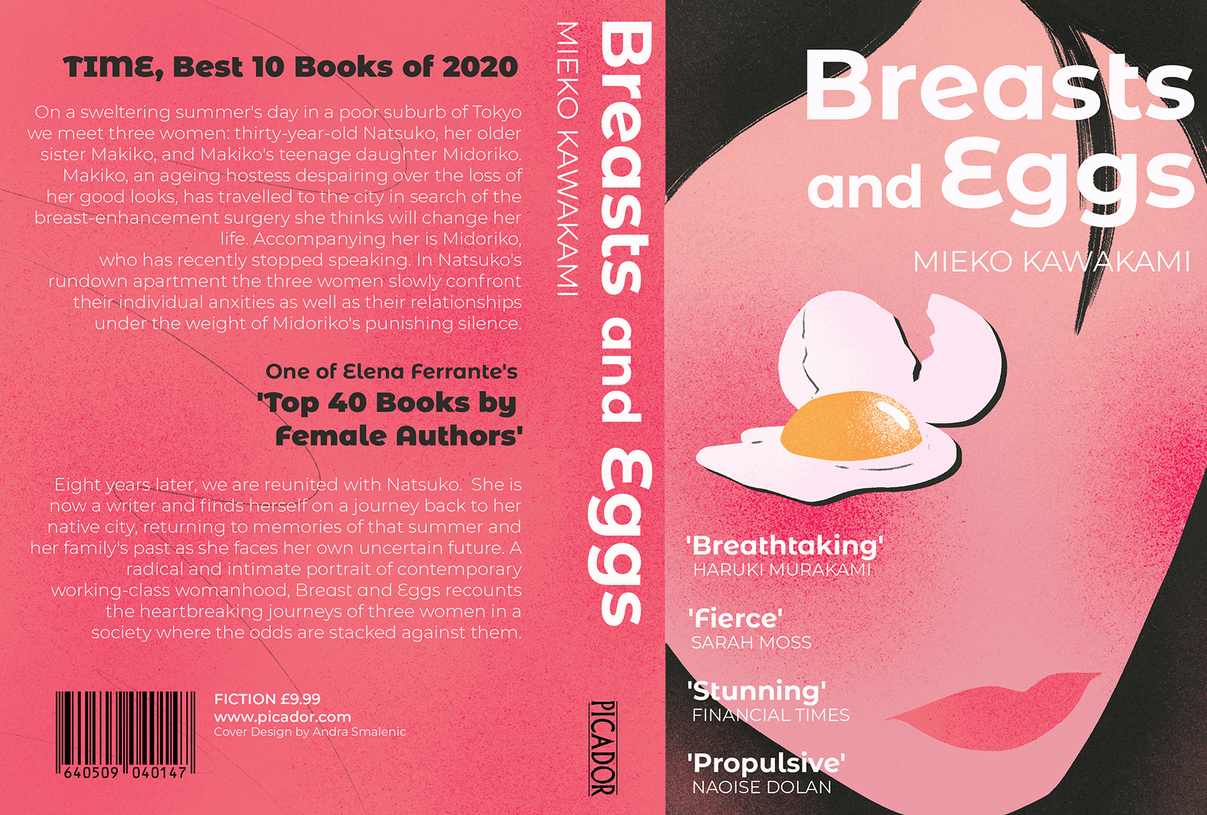 Andra Smalenic : Breast and Eggs Cover Design - World illustration Awards