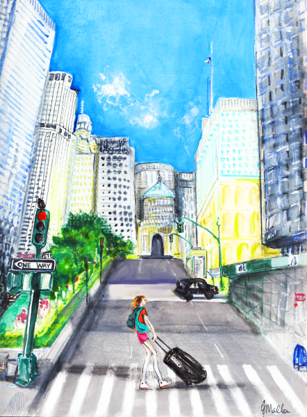 Crossing Park Ave