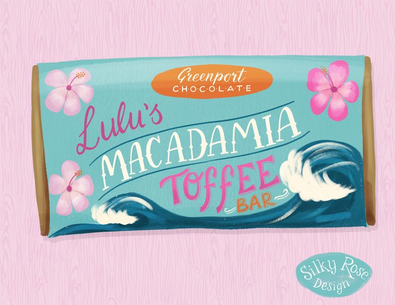 Illustrated Chocolate Bar Wrapper