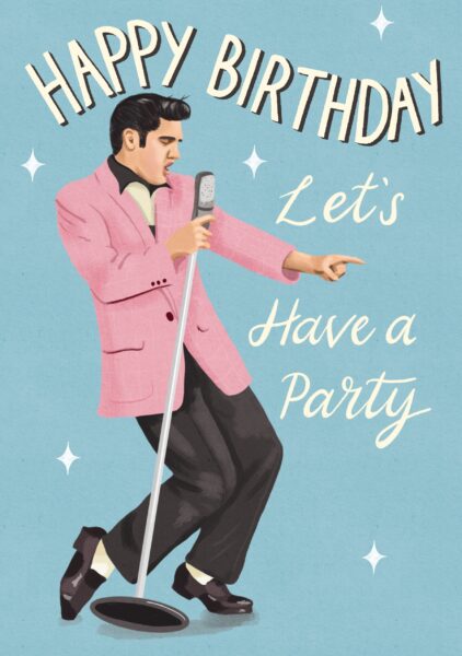 Elvis Presley Birthday Card
