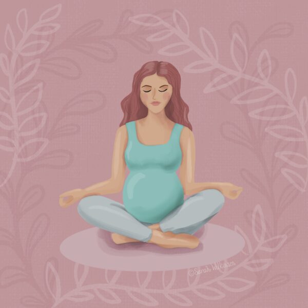 Pregnancy Yoga Pose