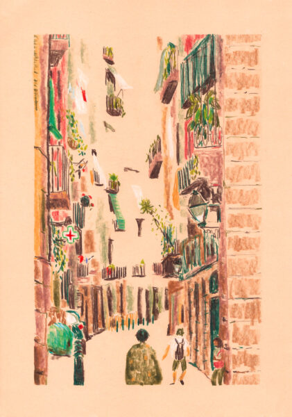 raval_barcelona_hanging_balconies_plants_streets_urban_city