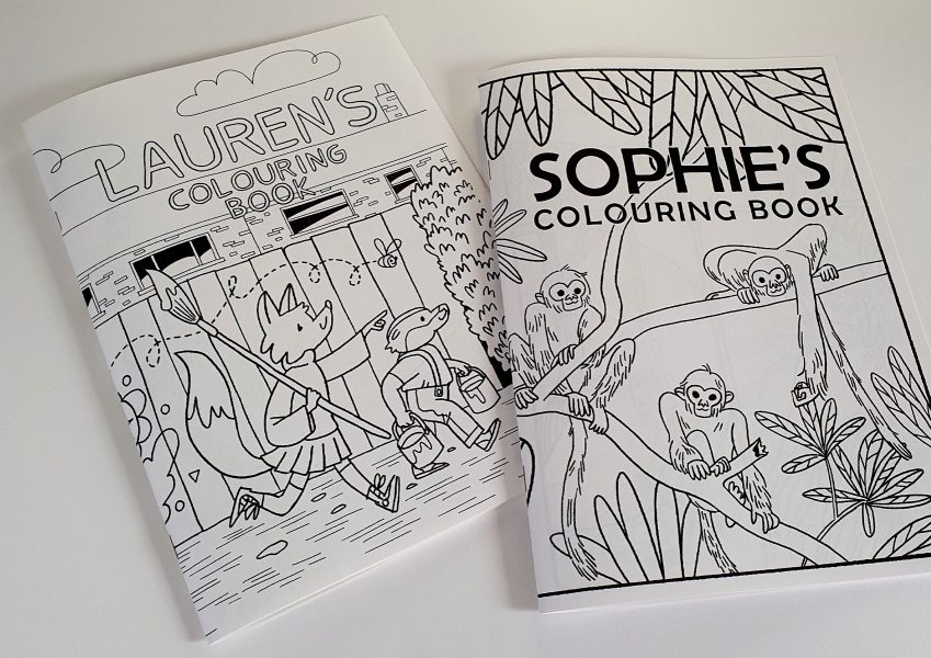 Lauren and Sophie's Colouring Books