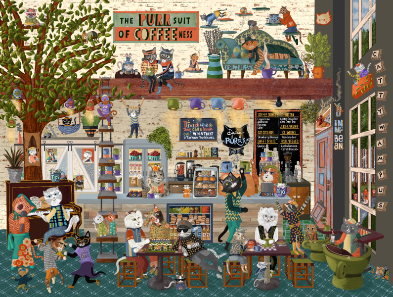 The Cat Cafe Puzzle