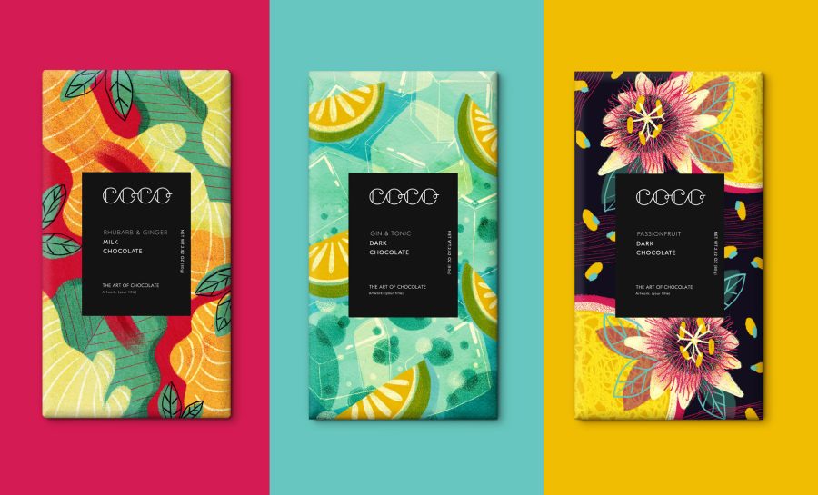 COCO Chocolate packaging