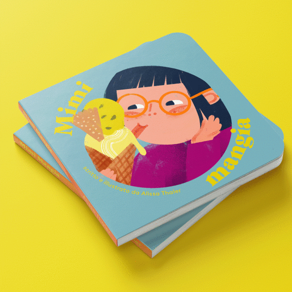 'Mimi mangia' board book concept