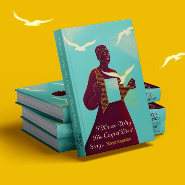 Book Cover, Maya Angelou, i know why the caged bird sings