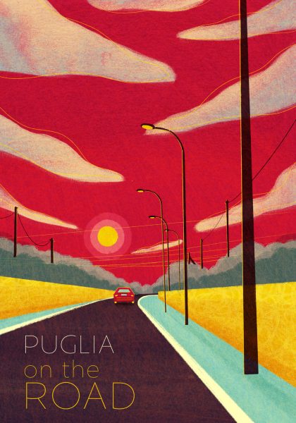Puglia on the road, poster