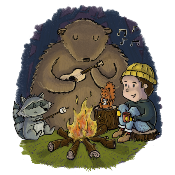 Campfire with Animal Friends