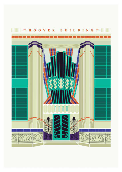 Hoover Building Art Print