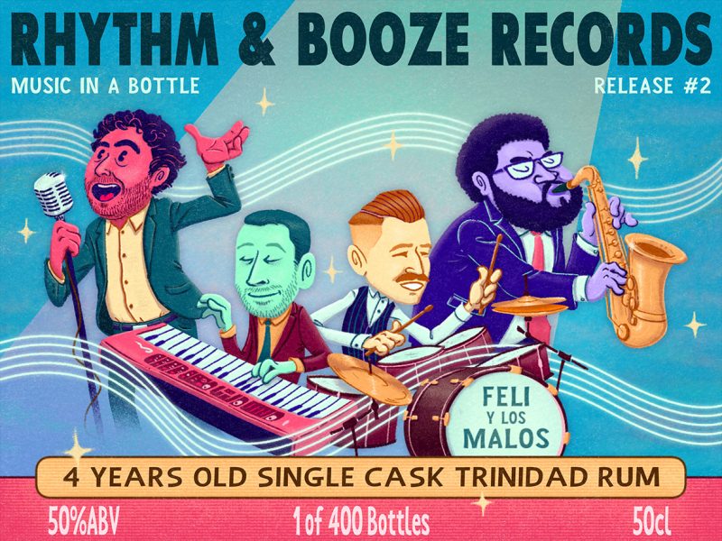 Rhythm & Booze Rum Label