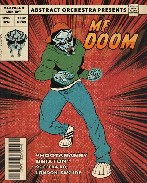 MF Doom Tribute Poster