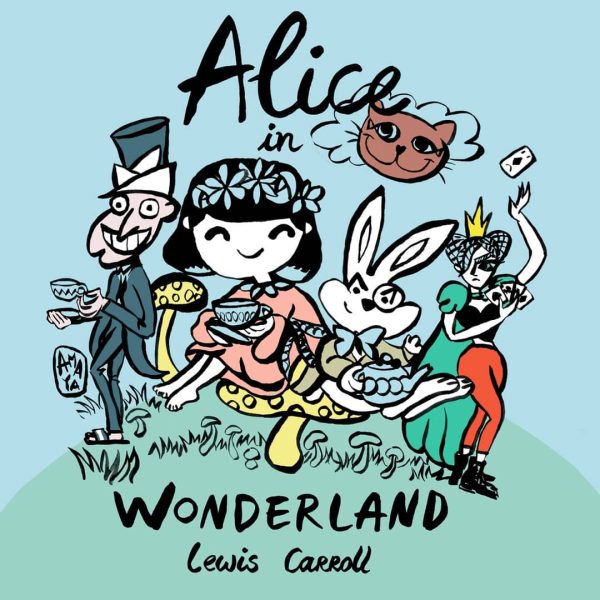 Alice in Wonderland. Character redesign and cover