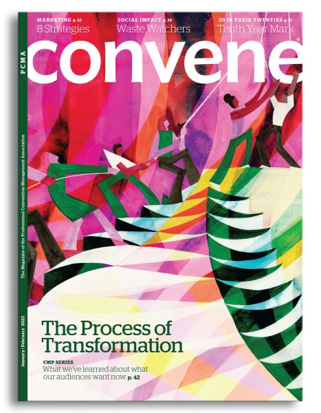 Cover art for Convene Magazine