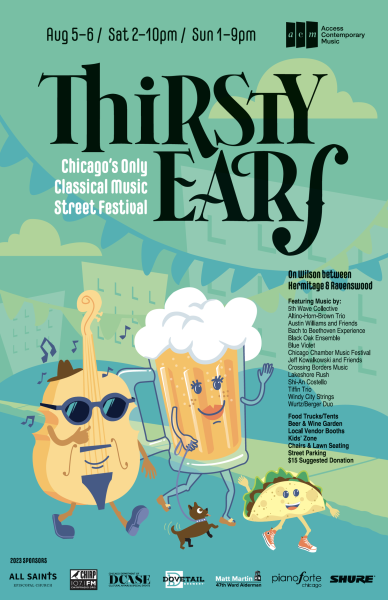 Thirsty Ears Street Fest Marketing Poster