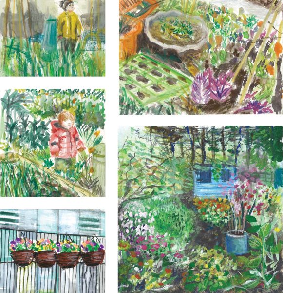 Cherith Harrison Gardening Illustrations