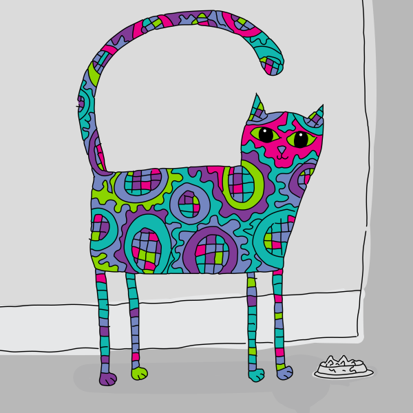 Colourful_Cat_Hand_Drawn_Digital_Vector_Illustration