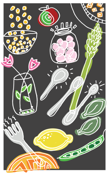Food_Utensils_Fruit_Veg_Hand_Drawn_Digital_Illustration