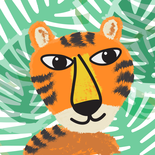 Tiger_Jungle_Hand_Drawn_Digital_Vector_Illustration
