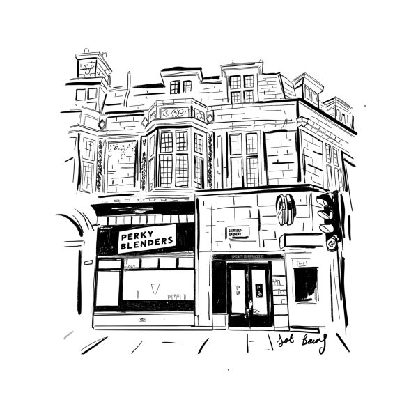 Perky Blinders coffee shop, London