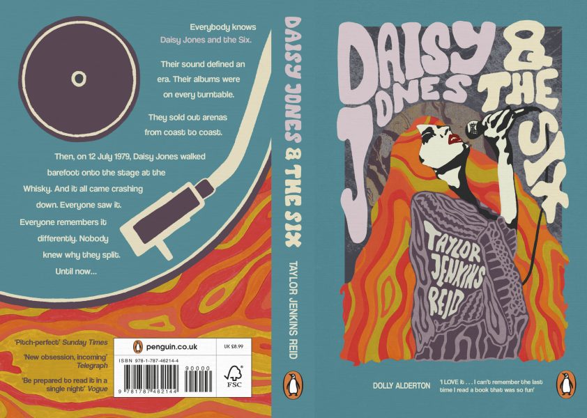 Daisy Jones and the six book cover spread