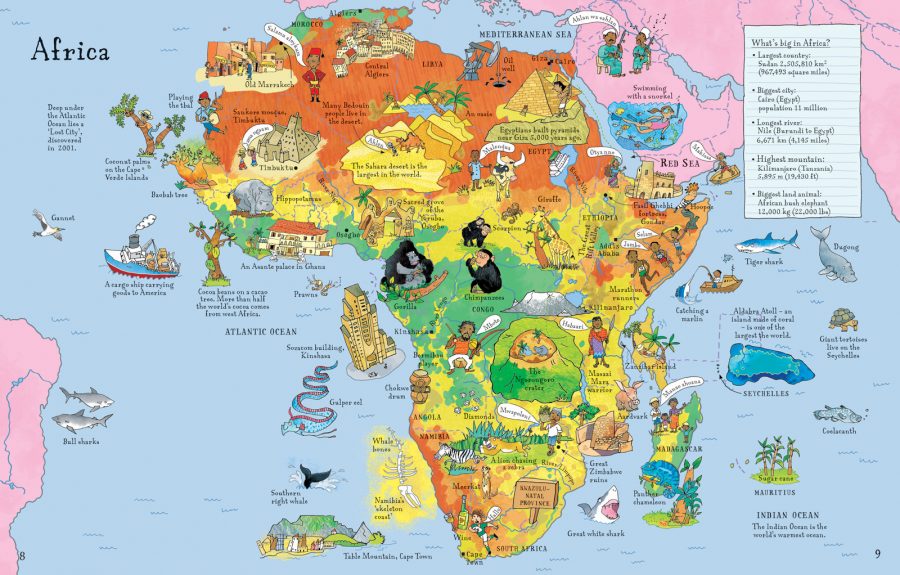 Africa from 'Lift The Flap Picture Atlas'