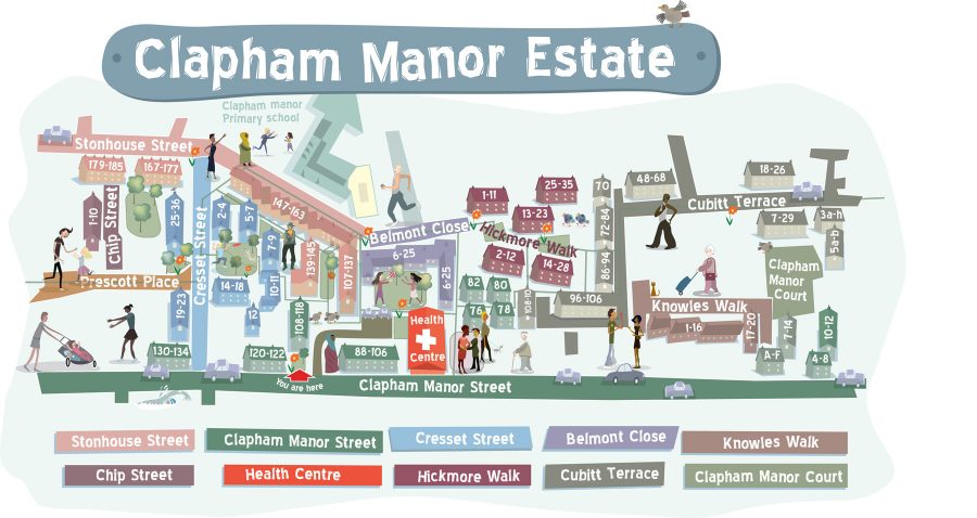 Clapham map