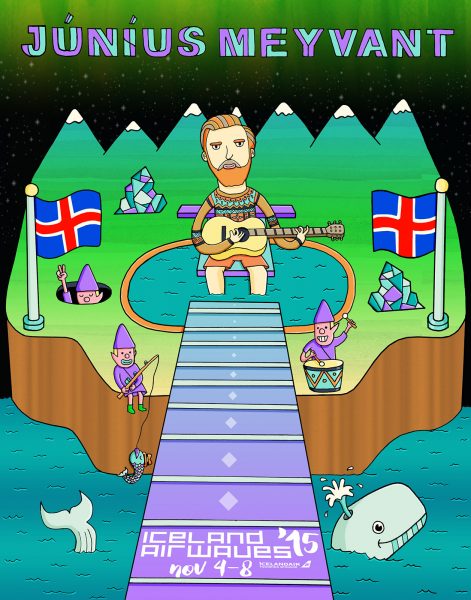 Junius Meyvant Iceland Concert Poster