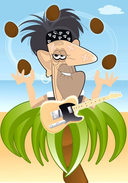 Keith Richards Caricature