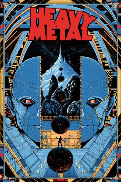 Mondo Heavy Metal Magazine Promo Screenprint Poster