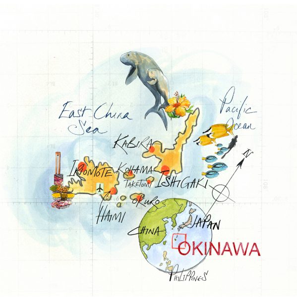 Okinawa Map Conde Nast Traveller Magazine