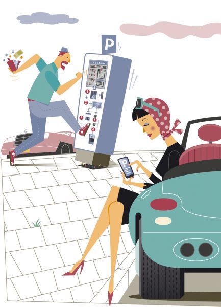 'Parking Apps': ?modern convenience vs old-fashioned frustration.?