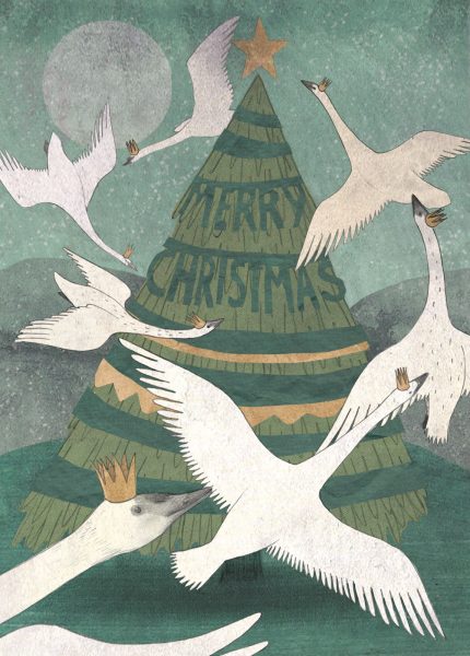 Seven Swans at Christmas
