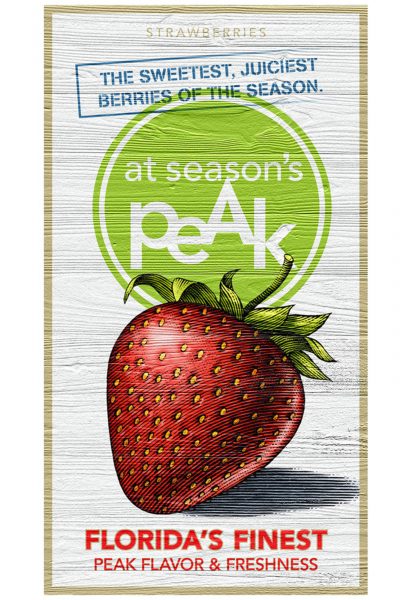 Strawberry at Season's Peak Poster