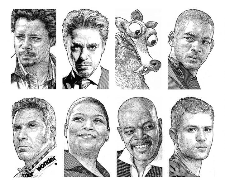 Wall Street Journal Hedcuts