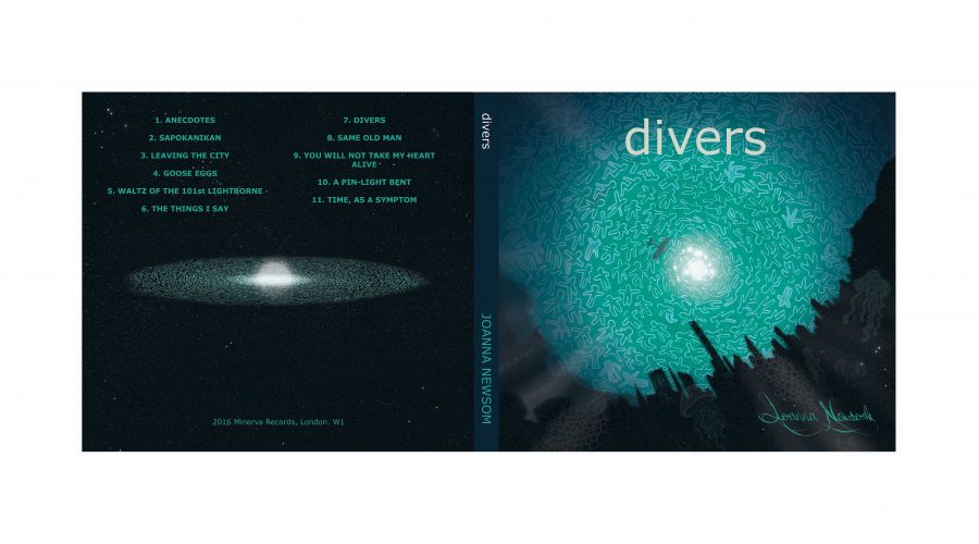 Album cover design for: Divers by Joanna Newsom